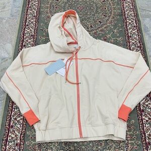 NWT Johnny Was Calme Zip up Dolman hoodie size xs